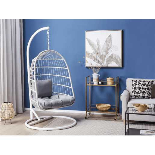Cadeira Suspensa com Suporte ALLERA Metal Branco