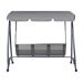 Beliani Columpio BOGART Beliani Columpio BOGART Gris Oscuro