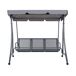 Beliani Columpio BOGART Beliani Columpio BOGART Gris Oscuro
