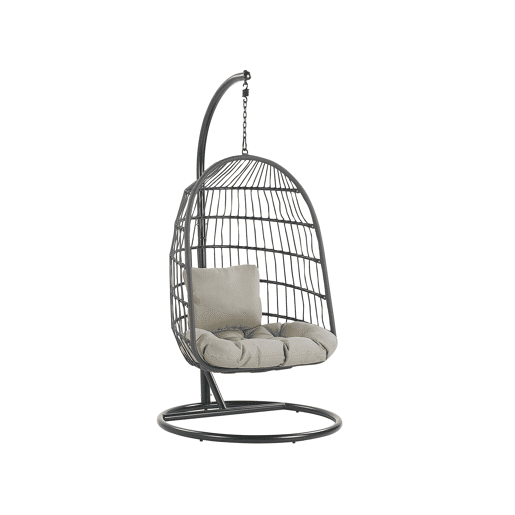 Cadeira Suspensa com Suporte ALLERA Metal Preto