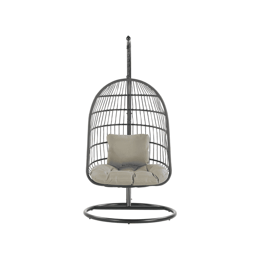 Cadeira Suspensa com Suporte ALLERA Metal Preto