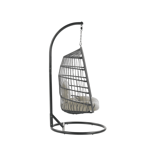 Cadeira Suspensa com Suporte ALLERA Metal Preto