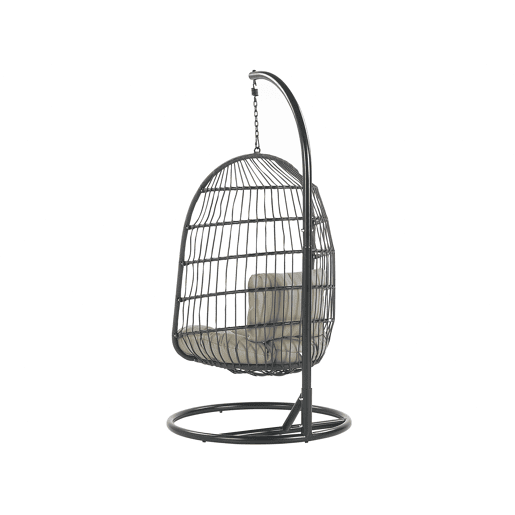 Cadeira Suspensa com Suporte ALLERA Metal Preto