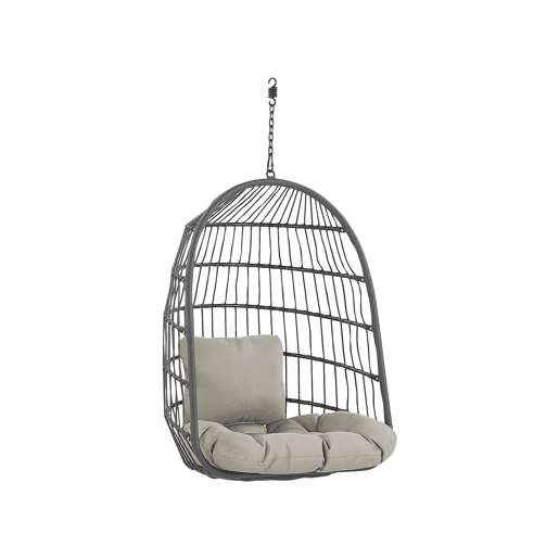 Cadeira Suspensa com Suporte ALLERA Metal Preto
