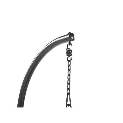 Cadeira Suspensa com Suporte ALLERA Metal Preto