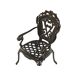 Beliani Silla de jardín SAPRI Beliani Silla de jardín SAPRI Marrón