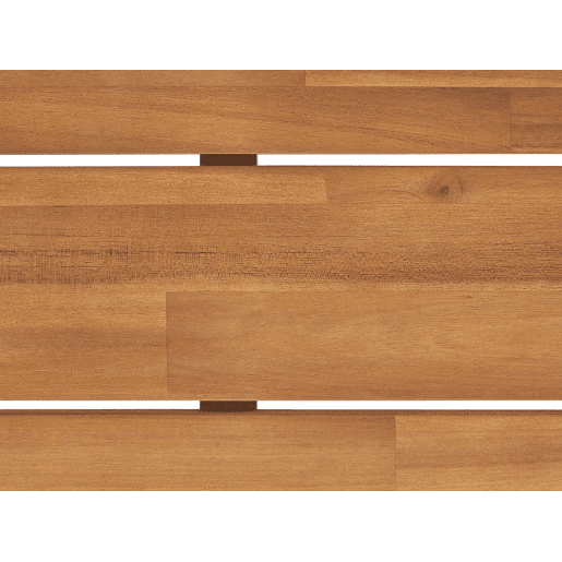 Conjunto de 2 cadeiras de jardim FORNELLI Madeira de acácia Castanho