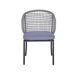 Beliani Silla de jardín PALMI Beliani Silla de jardín PALMI Gris