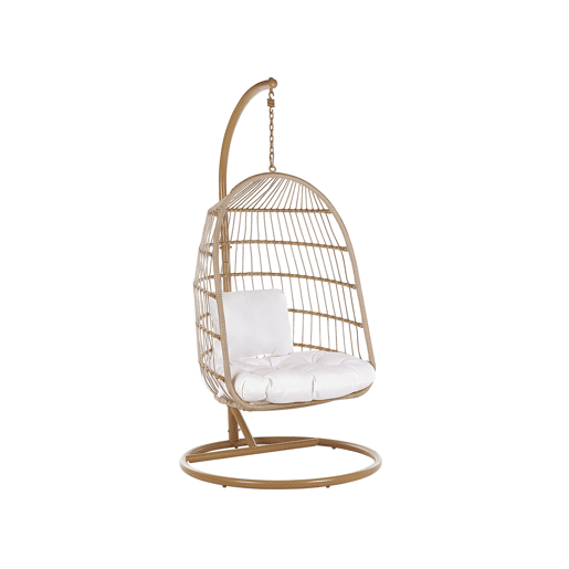 Cadeira Suspensa com Suporte ALLERA Creme