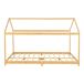 Cama infantil Vindafjord en forma de casa con colchón bambú 205x146 Cama infantil Vindafjord en forma de casa con colchón bambú 205x146 Natural