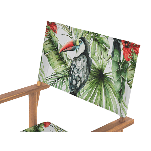 Conjunto de 2 cadeiras de jardim CINE Madeira de acácia Verde