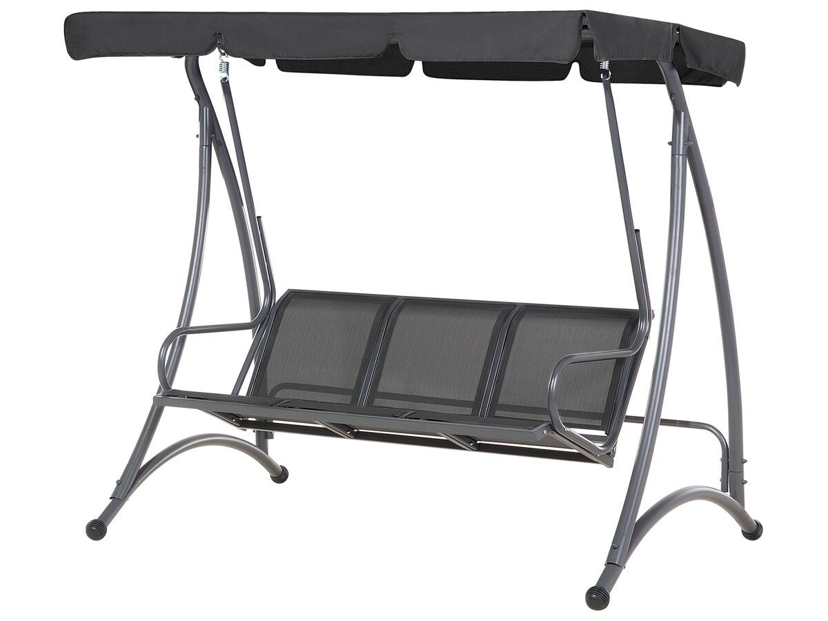 Beliani Columpio BOGART Negro