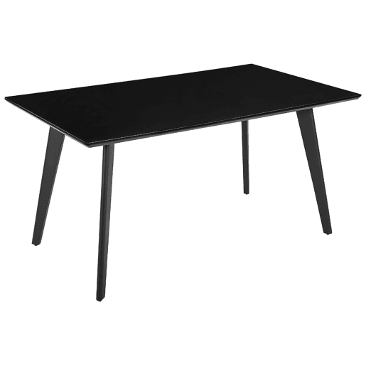 Mesa de jantar DORCAS Preto 150 cm 90 cm