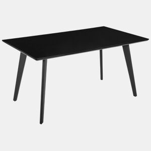 Mesa de jantar DORCAS Preto 150 cm 90 cm