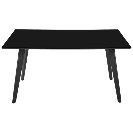 Mesa de jantar DORCAS Preto 150 cm 90 cm
