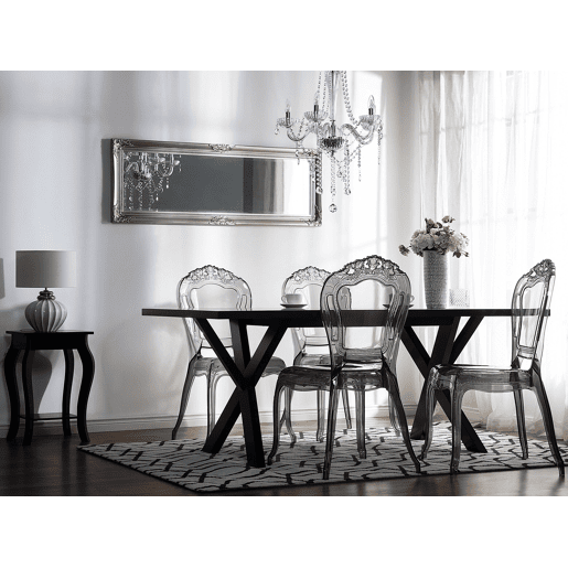 Conjunto de 2 cadeiras de jantar VERMONT Preto