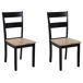 Beliani Silla de comedor GEORGIA Beliani Silla de comedor GEORGIA Negro
