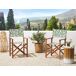 Beliani Silla de jardín CINE Beliani Silla de jardín CINE Marron