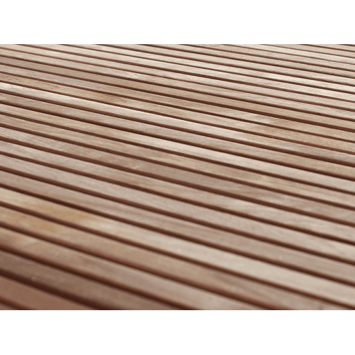 Conjunto de 6 cadeiras de jardim VIAREGGIO Madeira de teca Castanho