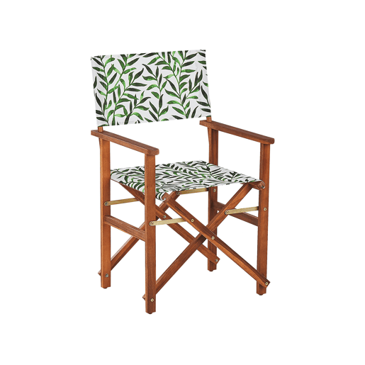 Conjunto de 2 cadeiras de jardim CINE Madeira de acácia Castanho escuro
