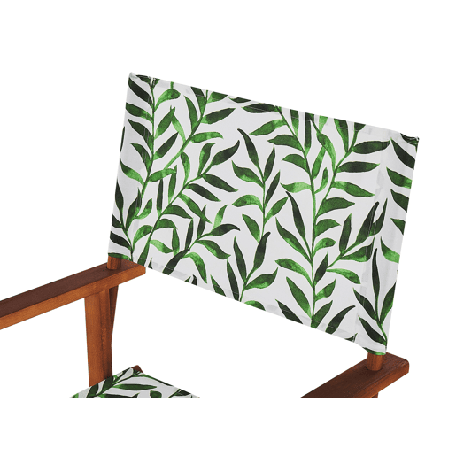 Conjunto de 2 cadeiras de jardim CINE Madeira de acácia Castanho escuro