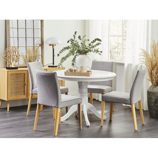 Conjunto de 2 cadeiras de jantar PHOLA Cinzento