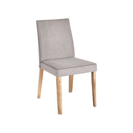 Conjunto de 2 cadeiras de jantar PHOLA Cinzento