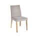 Beliani Silla de comedor PHOLA Beliani Silla de comedor PHOLA Gris Claro