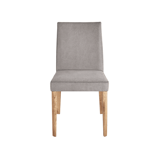 Conjunto de 2 cadeiras de jantar PHOLA Cinzento