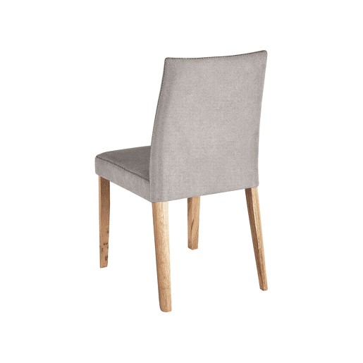 Conjunto de 2 cadeiras de jantar PHOLA Cinzento