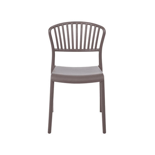 Conjunto de 4 cadeiras de jardim GELA Taupe