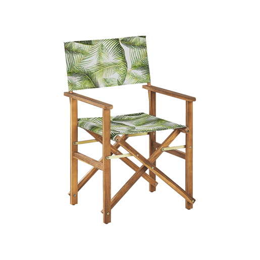 Conjunto de 2 cadeiras de jardim CINE Madeira de acácia Verde claro