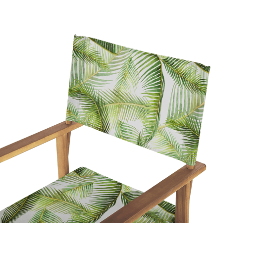 Conjunto de 2 cadeiras de jardim CINE Madeira de acácia Verde claro