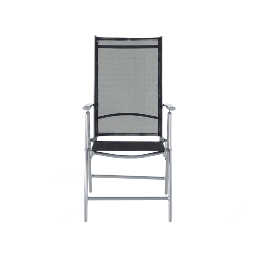 Conjunto de 6 cadeiras de jardim CATANIA Metal Preto
