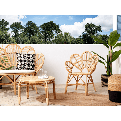 Cadeira pavão FLORENTINE II Rattan Natural