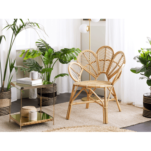Cadeira pavão FLORENTINE II Rattan Natural
