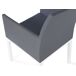 Beliani Silla de jardín BACOLI Beliani Silla de jardín BACOLI Gris Oscuro