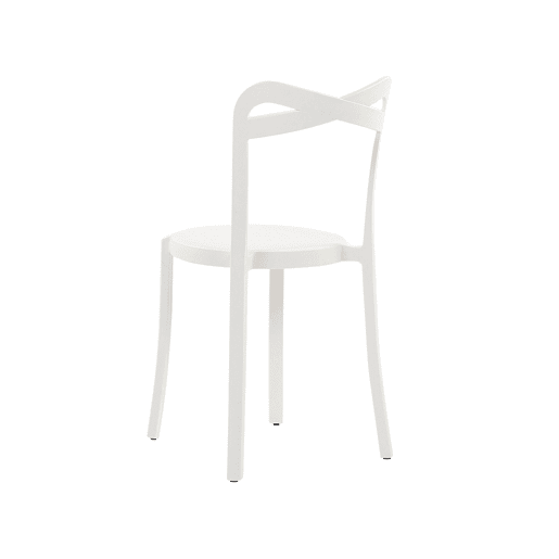 Conjunto de 4 cadeiras de jardim CAMOGLI Branco