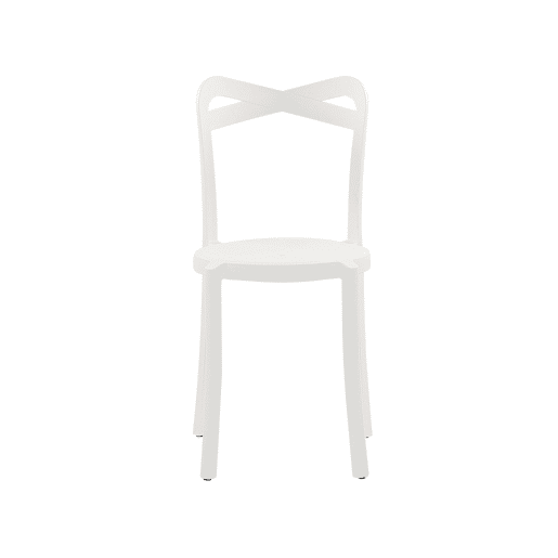 Conjunto de 4 cadeiras de jardim CAMOGLI Branco