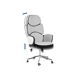 Beliani Silla de oficina SPLENDID Beliani Silla de oficina SPLENDID Gris Claro