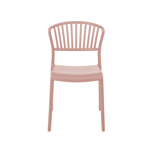 Conjunto de 4 cadeiras de jardim GELA Rosa pastel