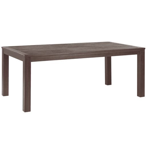 Mesa de refeição de jardim TUSCANIA 180 cm 100 cm Madeira de eucalipto Castanho escuro