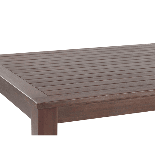 Mesa de refeição de jardim TUSCANIA 180 cm 100 cm Madeira de eucalipto Castanho escuro