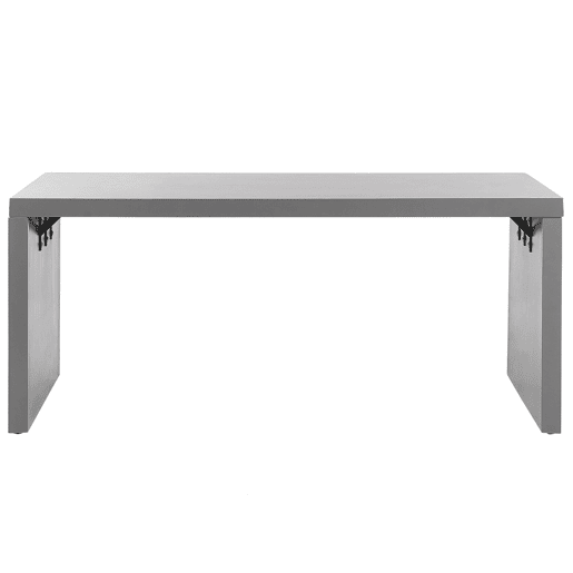 Conjunto de refeições de de jardim com bancos 4 lugares TARANTO Betão Cinzento