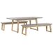 Beliani Conjunto de comedor ORIA Beliani Conjunto de comedor ORIA Gris