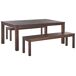 Beliani Conjunto de comedor TUSCANIA Beliani Conjunto de comedor TUSCANIA Marrón
