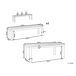Beliani Conjunto de comedor TUSCANIA Beliani Conjunto de comedor TUSCANIA Marrón