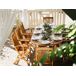 Beliani Conjunto de comedor MAUI Beliani Conjunto de comedor MAUI Marrón