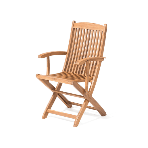 Conjunto de refeições de jardim 8 lugares MAUI Madeira de acácia Castanho claro