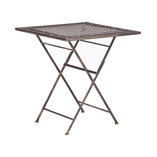 Mesa bistrô BORMIO 70 cm 70 cm Metal Preto